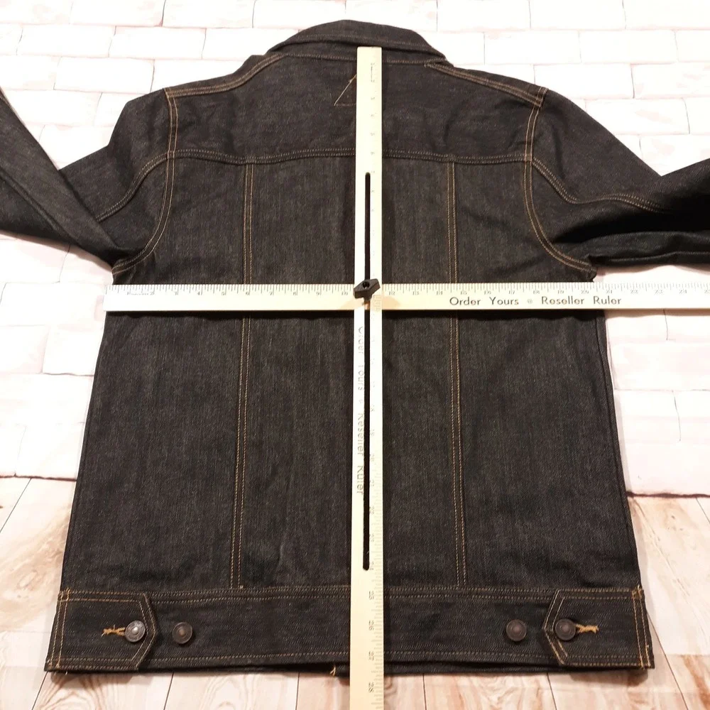 Altamont Denim‎ Jacket Jean Trucker Mens Medium Black Mrshl 3130001755